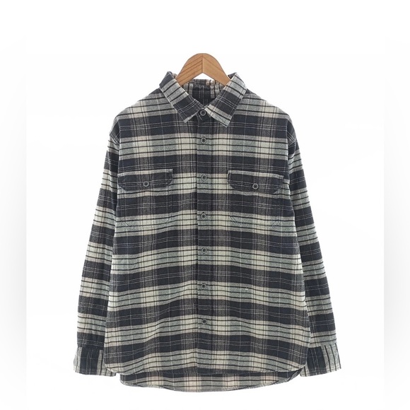 Jachs Plaid Black and White Button-Down Shirt - Picture 1 of 4